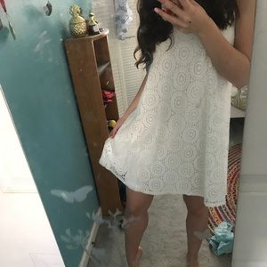 XS White Lace Altar’d State Dress